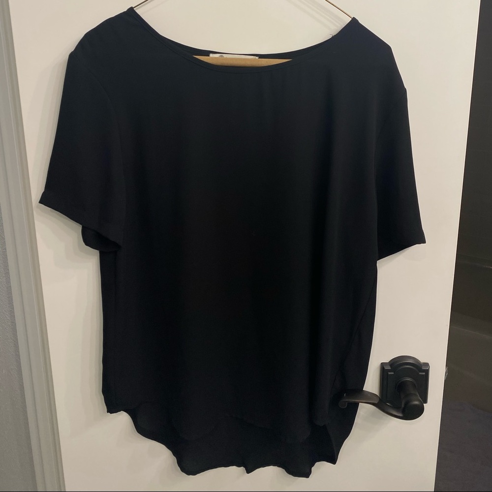 Impeccable Pig black short sleeve top
